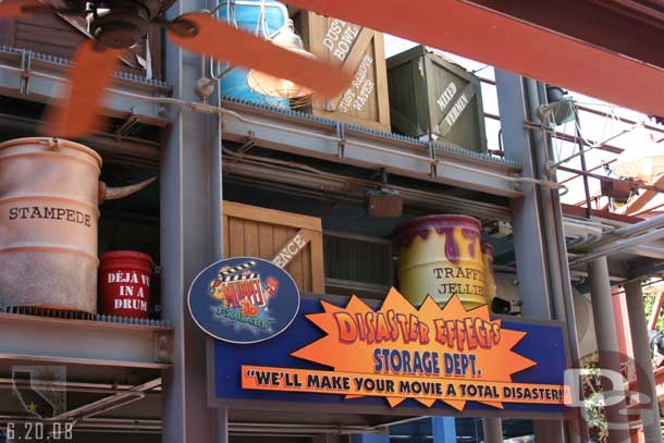 It appears that all the Muppets props/signage stayed