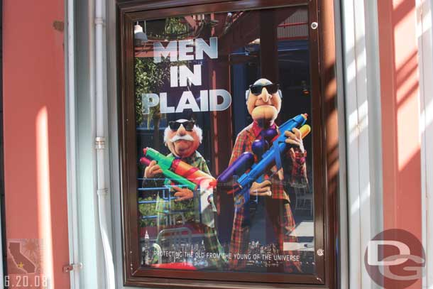 The movie posters are always great!  Men in Plaid.. protecting the Old from the Young of the Universe