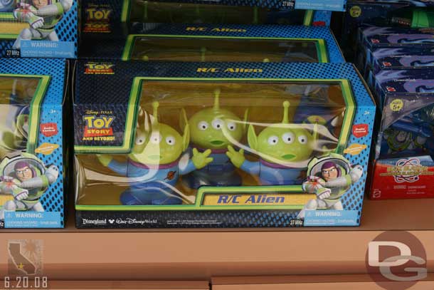 Cut through the toy store and spotted these aliens.. wonder how much control you get..