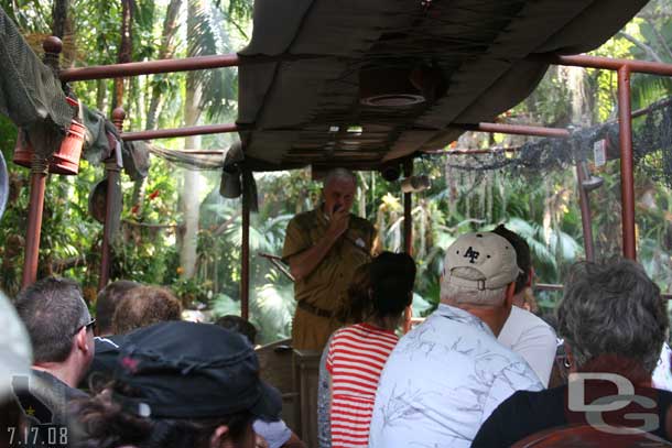 Next up a Disneyland Original.. the Jungle Cruise