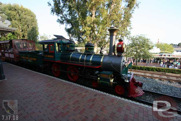 Went for a grand circle tour on the Disneyland Railroad.