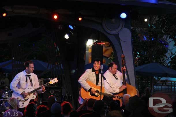 Elvis at the Tomorrowland Terrace