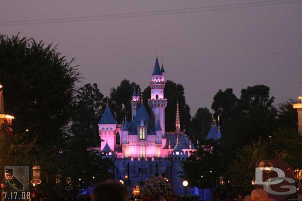 A look back at the Castle as I was leaving