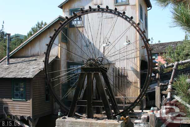 Still no water in the water wheel