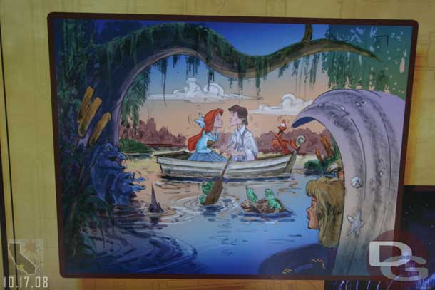 Much of the artwork on here has been circulating for the past year or so.  Here is the Little Mermaid Attraction.