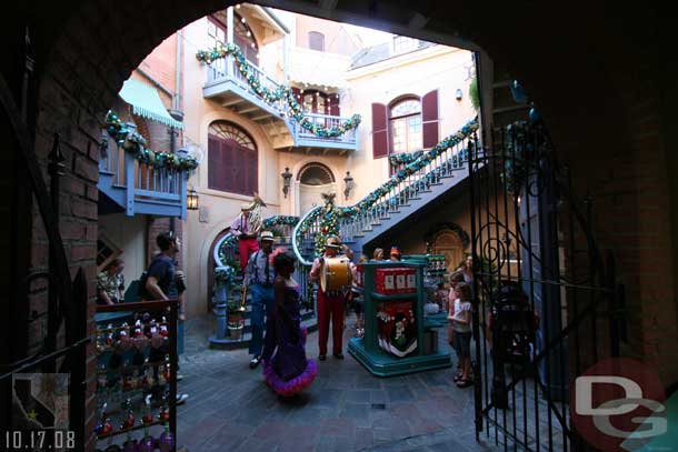 The rumor was true, the Angel Courtyard has become an outdoor gift shop...