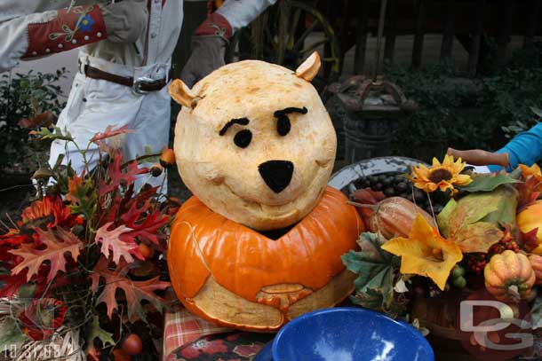 Some of the pumpkin art at the Halloween Roundup