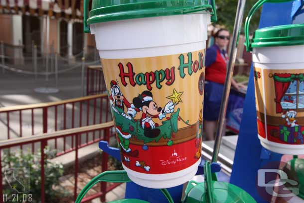 The Holiday popcorn buckets