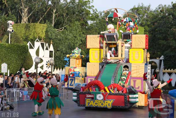 There is a new Toy Factory float this year.