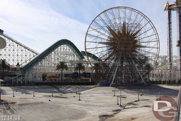 The current state of the Pier work, I will be posting more pictures tomorrow.