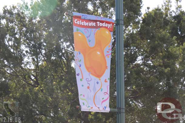 They have started to roll out the signage for the 2009 Celebrate Today (or What will you celebrate) campaign