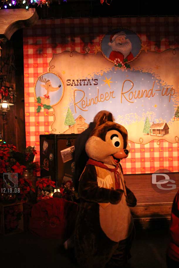 Chip and Dale were out at the ranch interacting with guests.