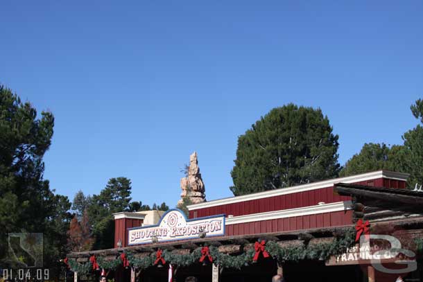 A couple Frontierland shots.