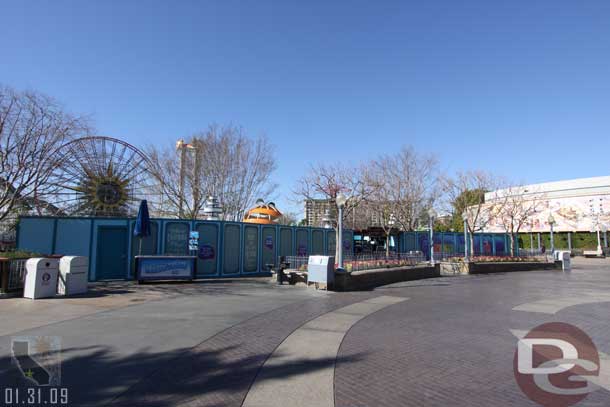 New signage up on the World of Color walls (more shots in a few pages)