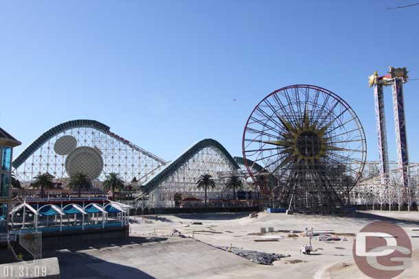 An overview (notice the Mickey face is coming down)