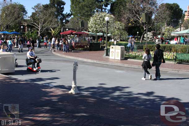 The walls around the East side of the hub are down and the new street looks great.