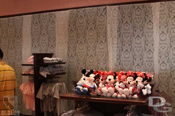 One section of the Emporium is behind curtains