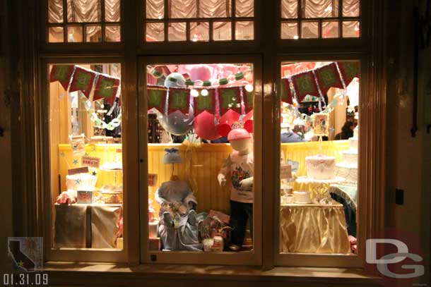 The celebration windows.