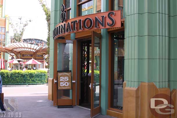 The Illuminations store is closing soon.  Everything was 25-50% off.