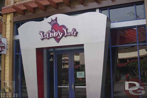 Club Libby Lu is closed now