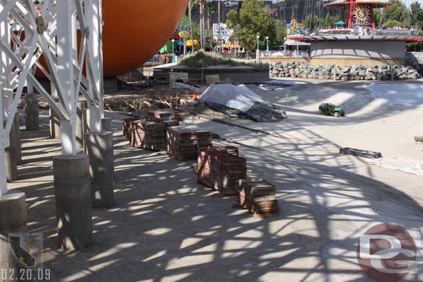 Some forms stacked up near Screamin/the Orange Stinger