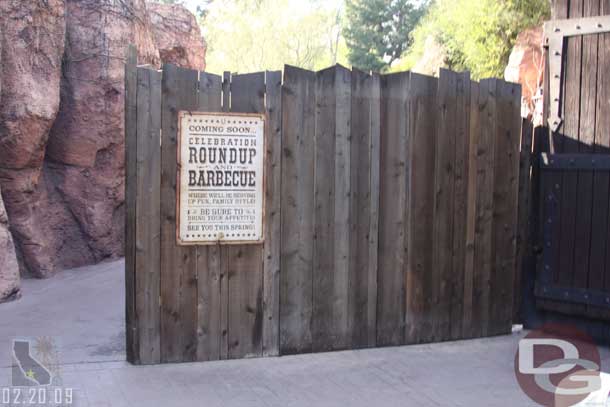 Next up we headed out to the Big Thunder Trail and we were met with more walls