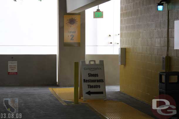 The parking lot is well marked and was easier to get around.