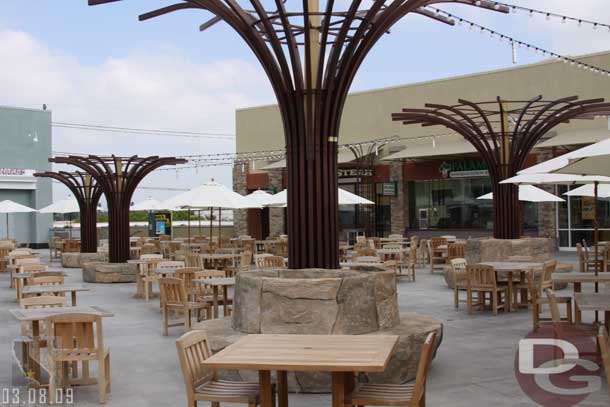 The dining area for the food court, again it was a ghost town.