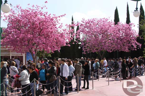 A lot of people buying tickets still (and it was after 1pm now)