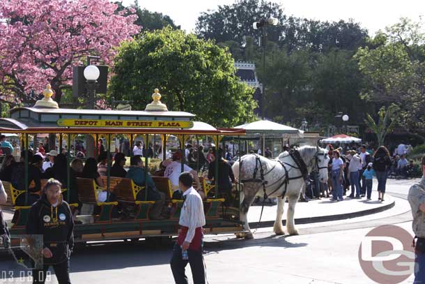 Great to see the street cars out in the late afternoon, usually due to the parade they are gone by now for the day