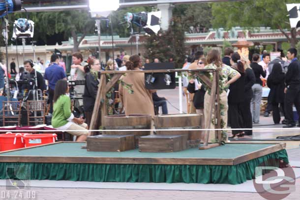 A grape stomping location to promote the Food and Wine Festival