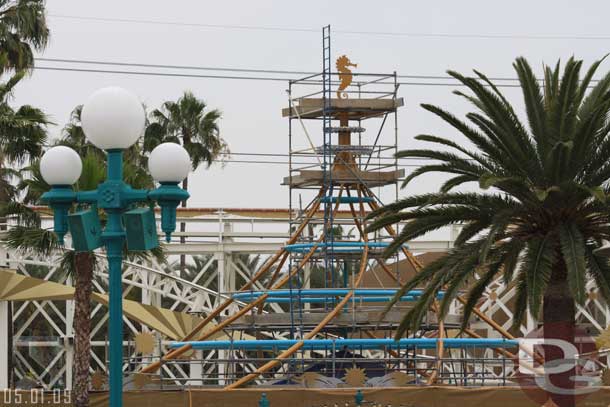 King Tritons is moving along very slowly from this vantage point
