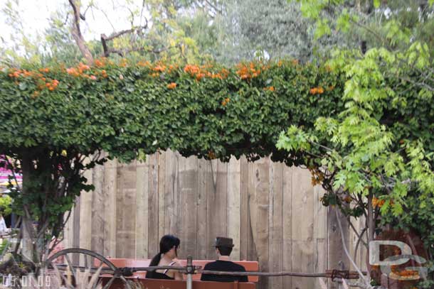 The walls are still up in Frontierland