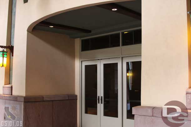 The walls are down around this set of doors