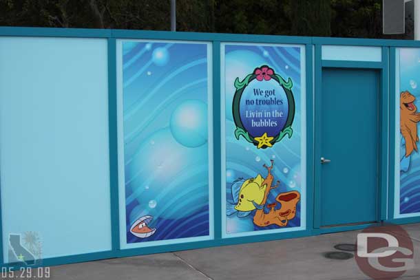 Now a closer look at the Little Mermaid walls..