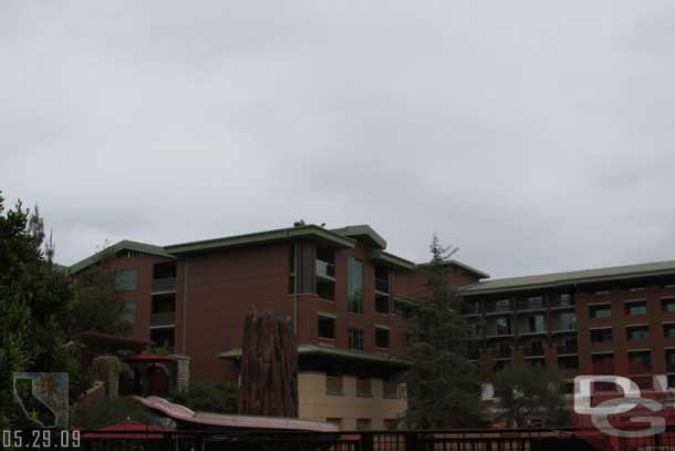 Over to the Grand Californian to see the progress