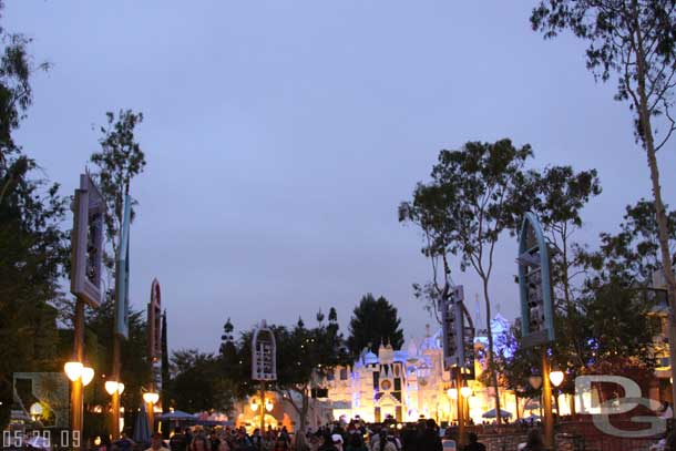 Out in the Small World Mall noticed air cannons on four light poles