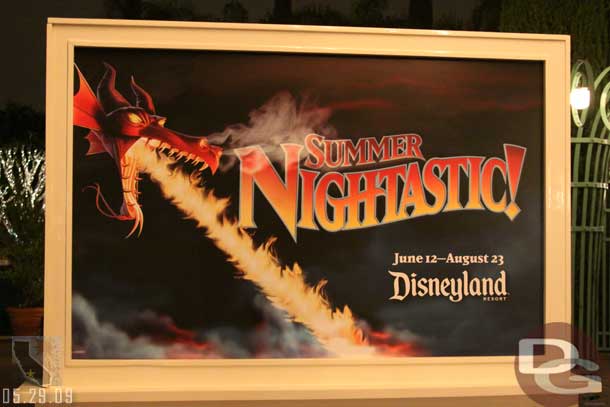 My next scheduled trip will be for the kick off of Summer Nightastic!