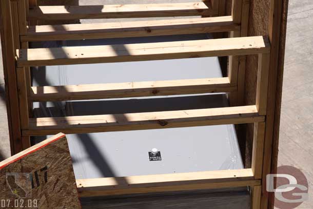 Back on the ground noticed electrical/patch panels have been delivered for World of Color