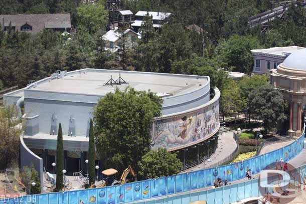 This area looks untouched for the most part still (I believe I read on another site that demo will start in this area next week)