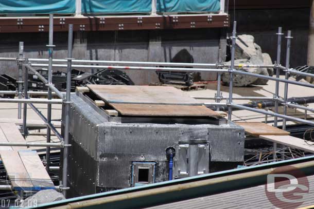 Looks like they have connected some hoses to the structure