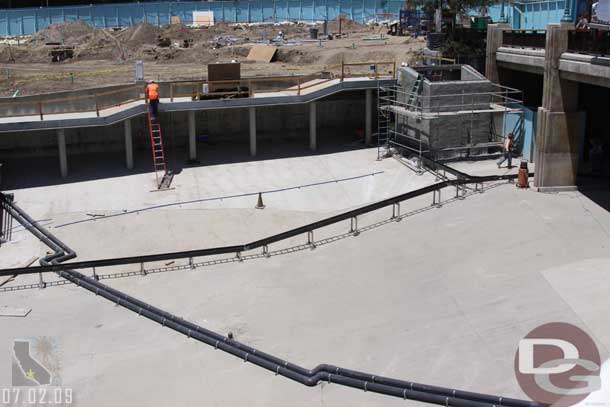 The track in this area is now assembled