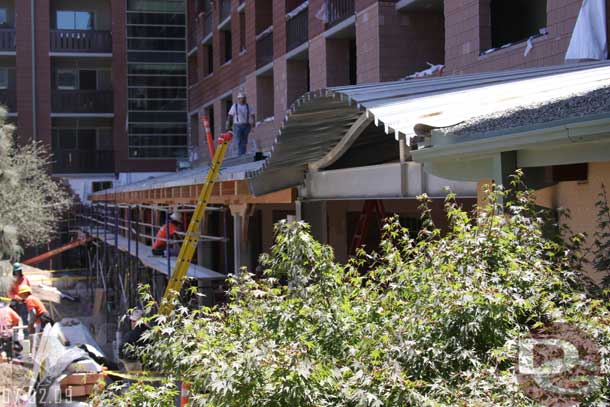 The new walkway