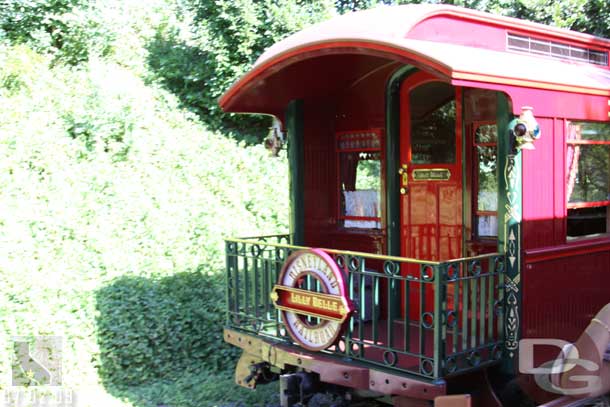 Just missed one train... so snapped a couple pictures of the Lilly Belle