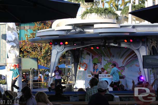 There was a DJ out at TLT Dance Club today.