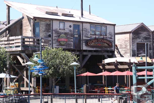 What appears to be the old Cocina Cucamonga sign is now up on the side of the building.