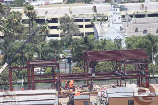 Here you can see another building going up, this one is to the right of the other one we saw last trip.