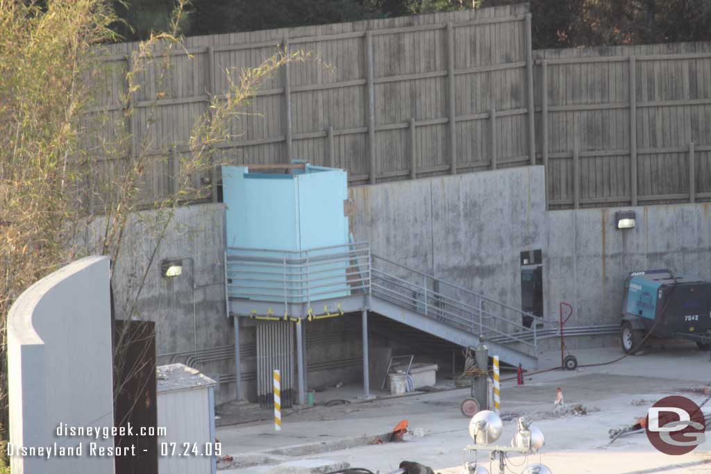 Thought this was interesting, the backstage entrance from the Redwood Creek area