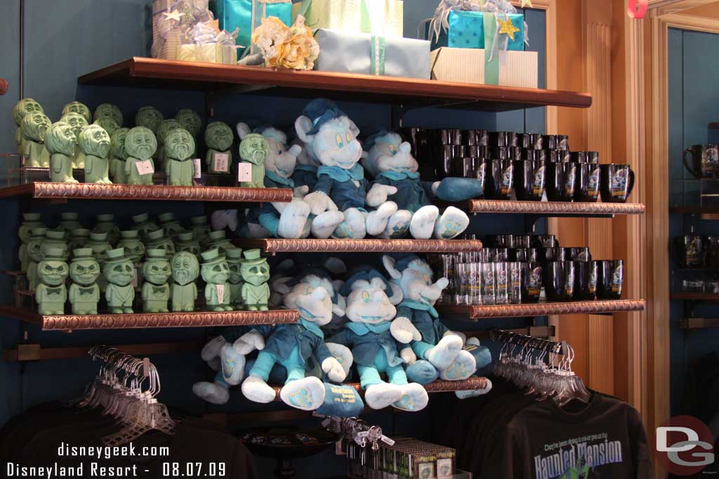 Some of the Haunted Mansion merchandise to celebrate its 40th anniversary this weekend.