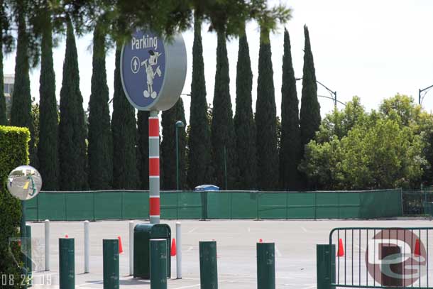 The far side of the Pinocchio lot has a wall up, could not tell what was going on